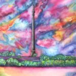 Emley mast winter